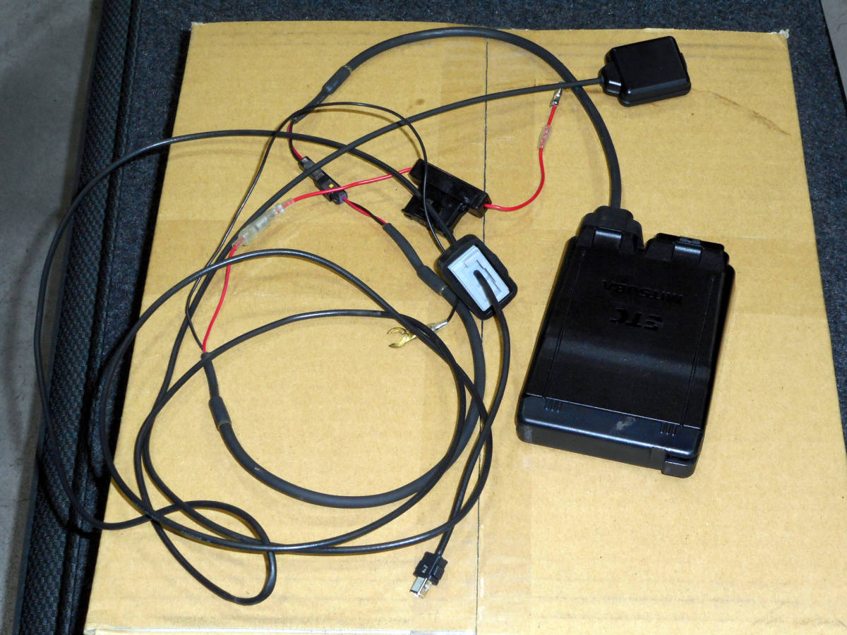 MITSUBA ETC車載器 配線一式付き ミツバサンコーワ アンテナ分離型 MSC-BE51 ETC車載器 バイク用ETC
