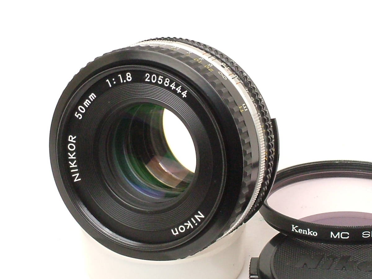 Nikon NIKKOR 50mm F1.8 Ai-s パンケーキ 外観程度良品 （実用中古