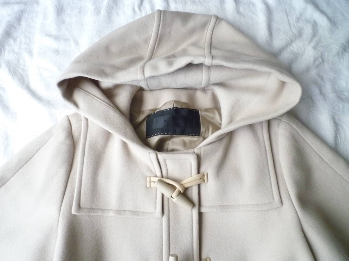 美品 TO BE CHIC レッキスファー付 Aライン ダッフルコート BE TO 