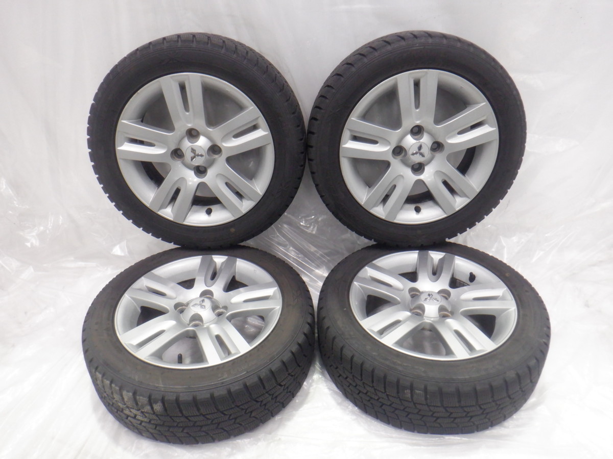 YA0312】Z27A コルト 4H 100 6JJ +46 15インチ 三菱純正 アルミ付 冬用