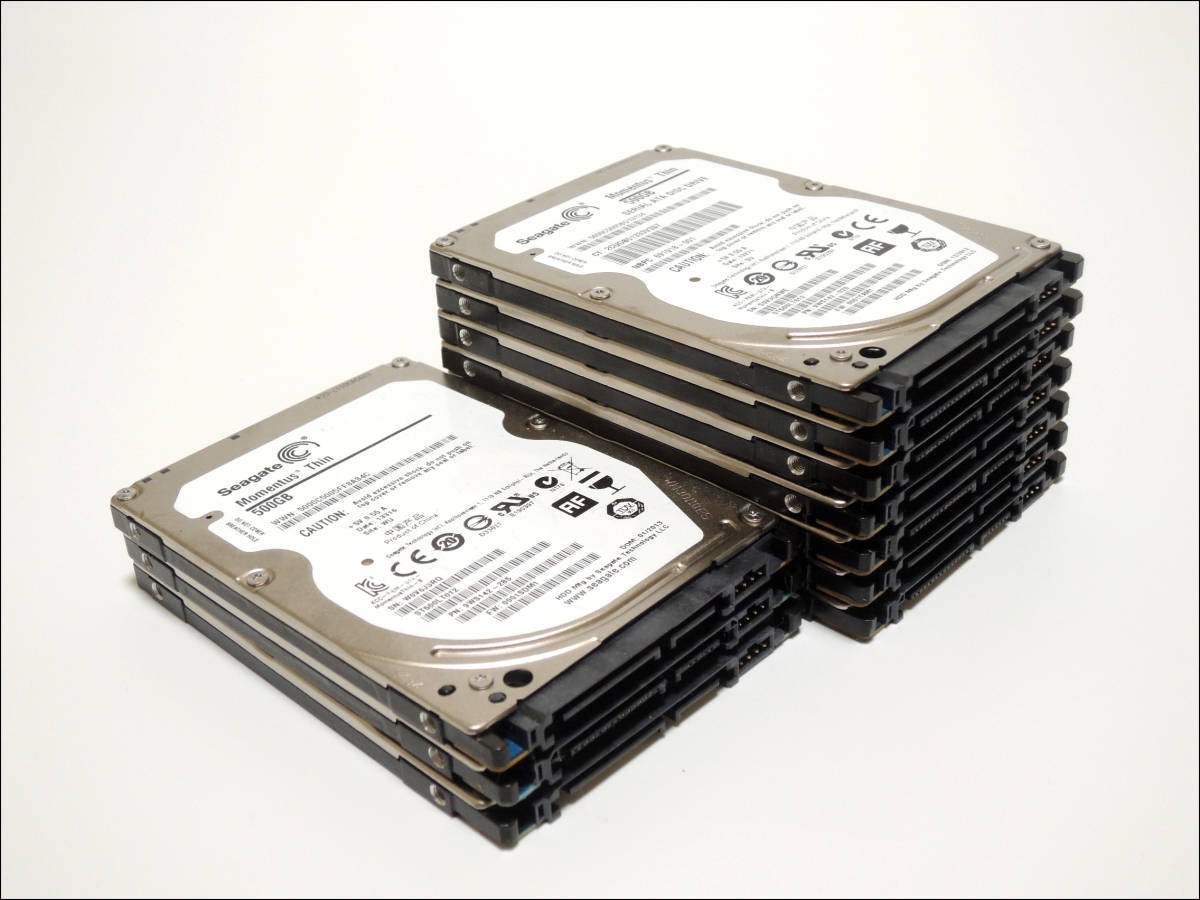 シーゲイト　500GB HDD 本体 12セット シーゲイト 500GB HDD 本体 12セット Amazon | Seagate シーゲイト