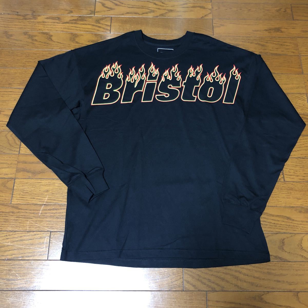 19ss新品FCRB☆長袖Tシャツ黒☆M☆bistolブリストルスウェットシャツ 