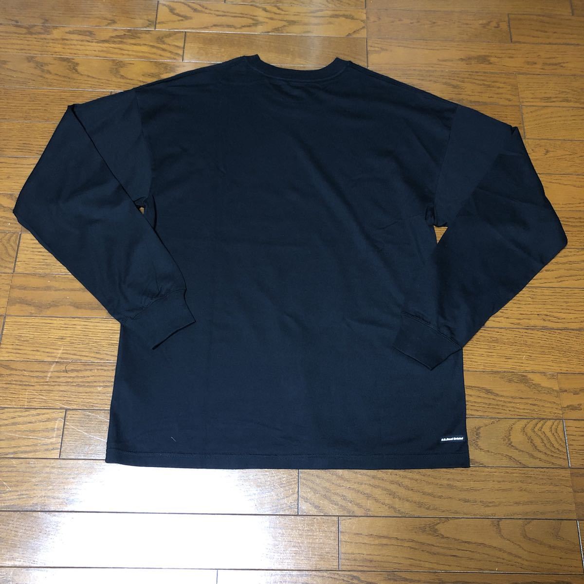 19ss新品FCRB☆長袖Tシャツ黒☆M☆bistolブリストルスウェットシャツ 