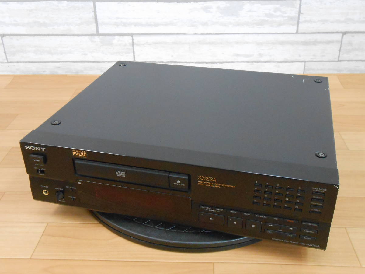  SONY/ソニー CDプレーヤー CDP-333ESA(ソニー)｜売買されたオークション情報、yahooの商品情報をアーカイブ公開 - オークファン ソニー