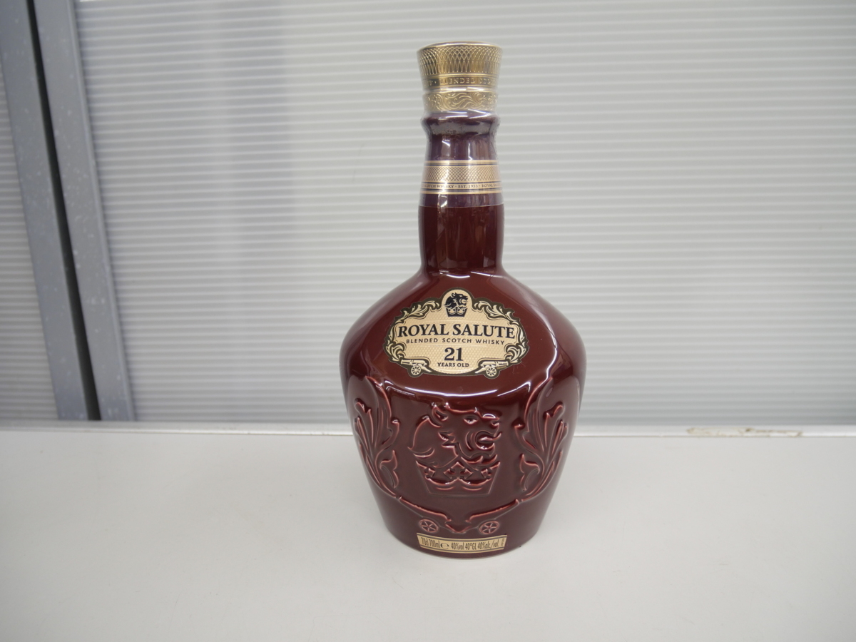 ②【未開栓】ROYAL SALUTE 21 YEARS OLD ロイヤルサルート21年