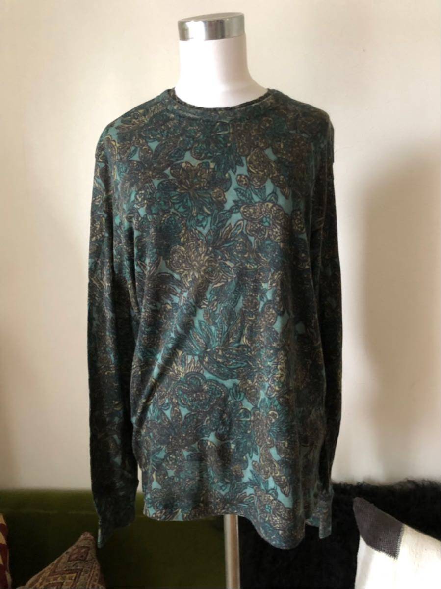新品 ズッカ ZUCCA イッセーミヤケ ウールカシミヤ 長袖カットソー M おしゃれな大人服 リンネル ナチュリラ