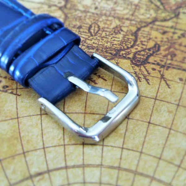 【入手困難！】ZENITHゼニス126★青文字盤★メンズ手巻きアンティーク腕時計ビンテージ★激レア新品仕上げ美品★動作良好★送料無料[28126]_10