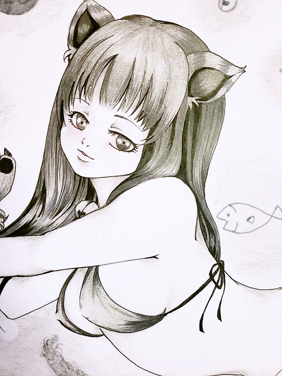 手書きイラストうちのペットはわがまま猫(手描きイラスト)｜売買された 