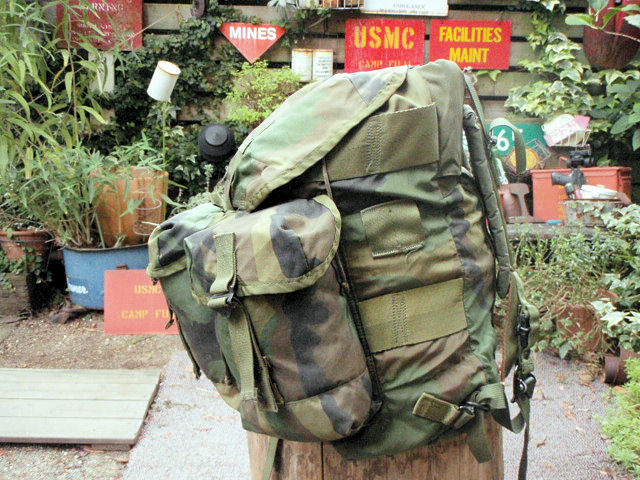 T1900A☆米軍LC-1ウッドランド迷彩アリスパックM(ショルダーはLC-2