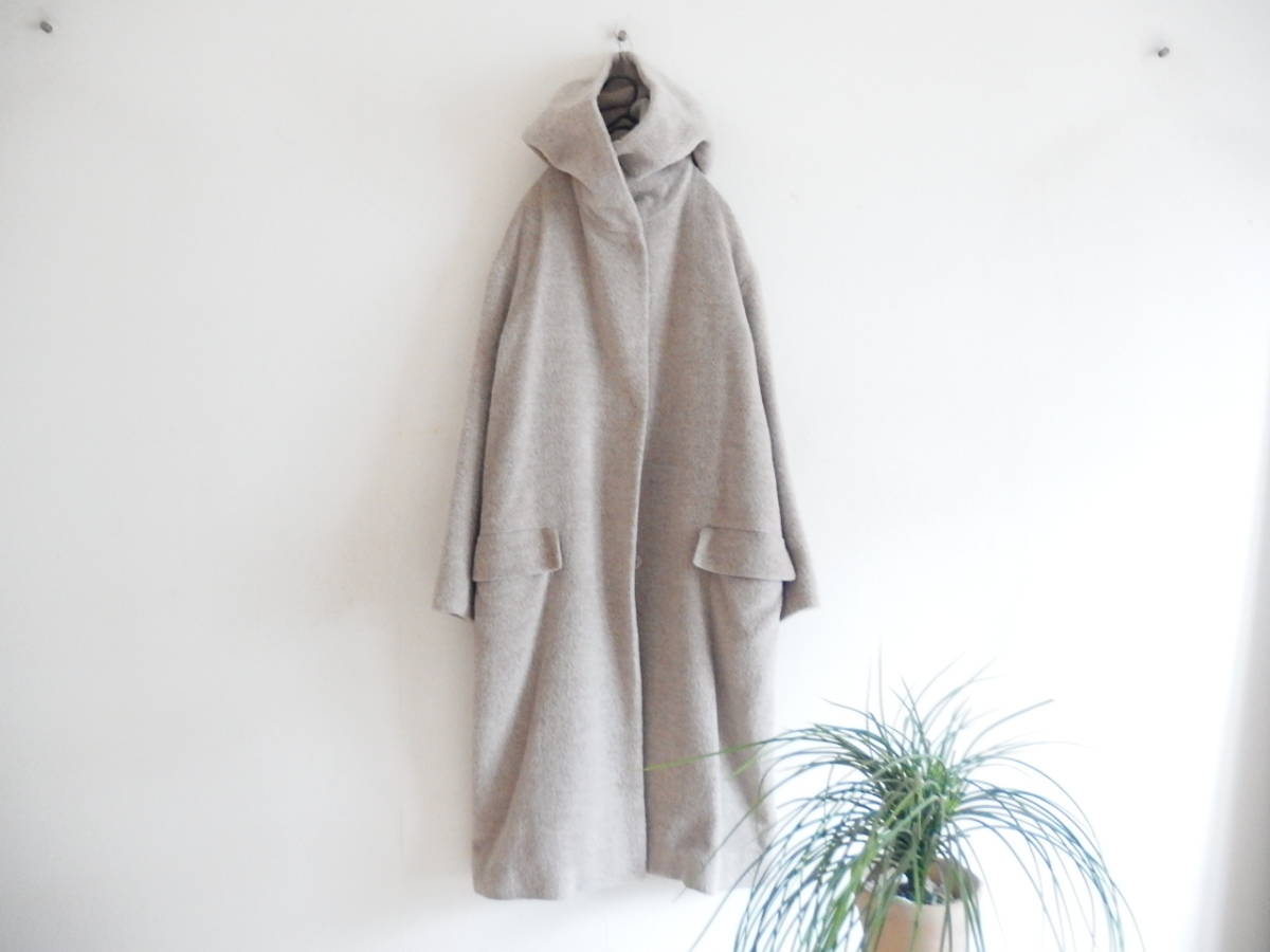 ☆*2017 plage アルパカシャギーフーディーコート アウター M L