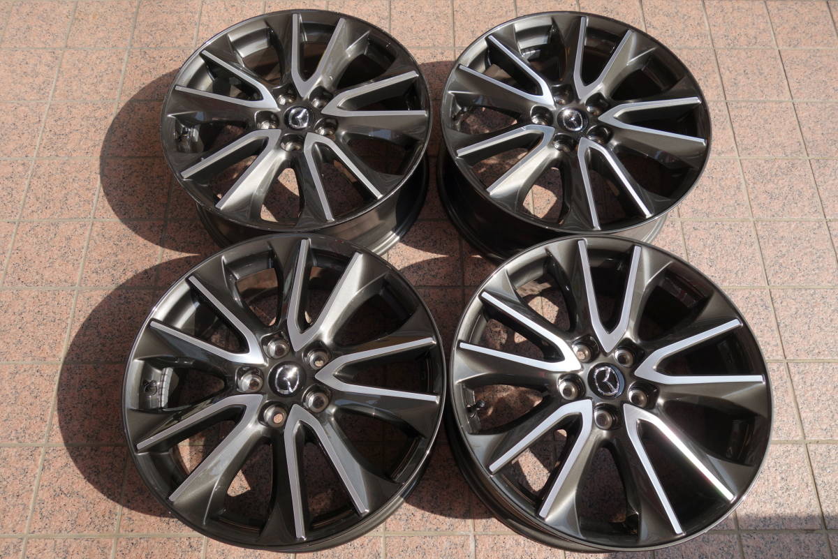 18インチ CX-3 ホイール マツダ 7J 中古 純正 - MAZDA 4本 アルミ 5穴 1