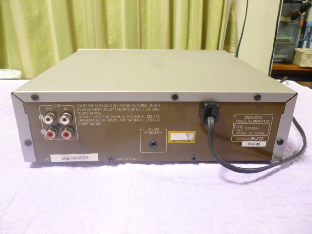 ☆DENONデノンカセットテープデッキDRR-F101動作品☆ DENON - ステレオ