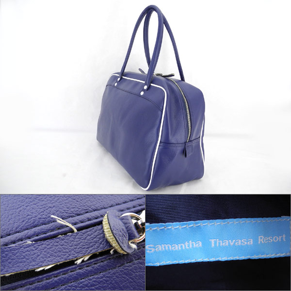 1円 美品 サマンサタバサ エアライン ボストンバッグ AQ004(ボストン  