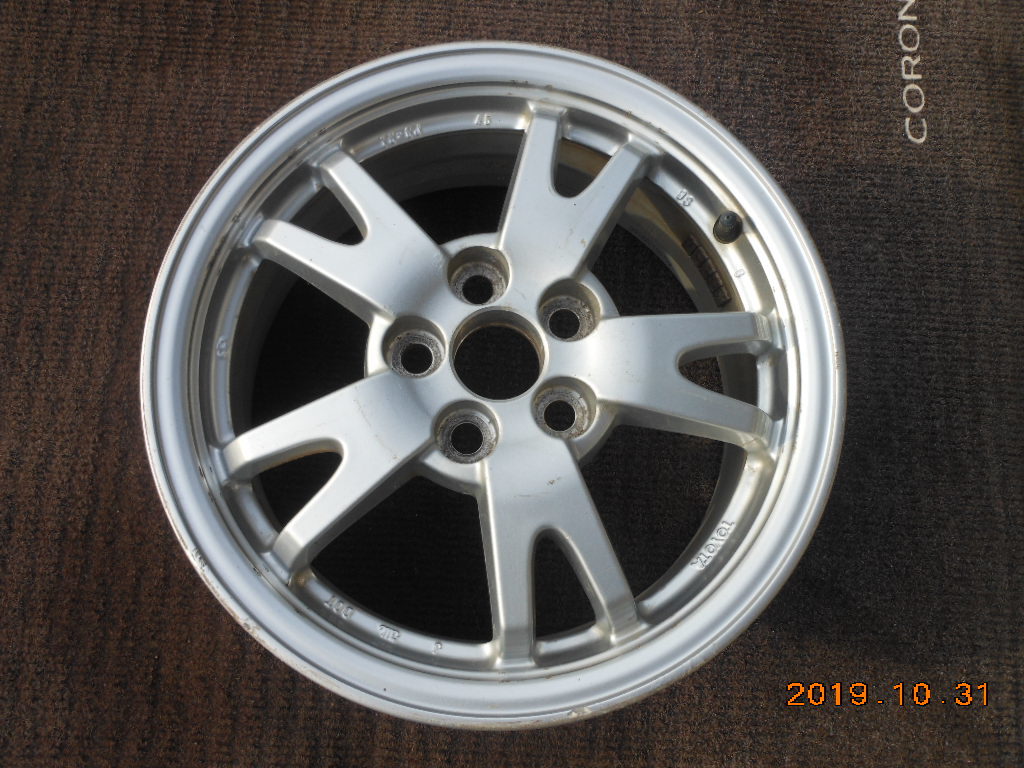 トヨタ純正 プリウス PCD100 中古 トヨタ純正30前期プリウス○15×6J +45
