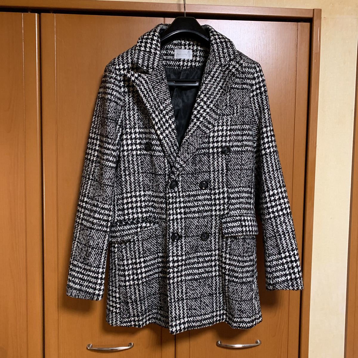 ブラック チェスターコート 新品チェスターコート XL XL 新品ロング