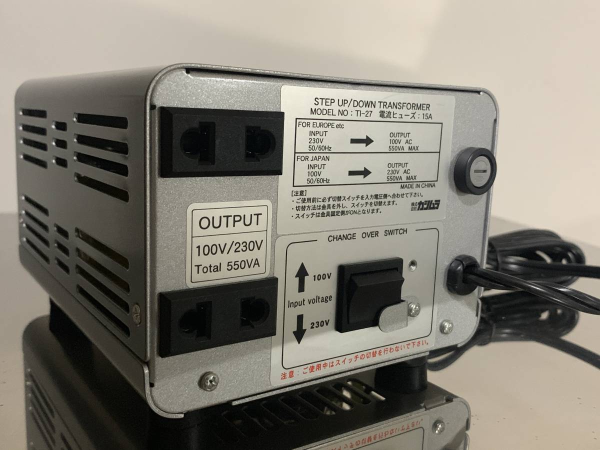 カシムラ 日本製 アップトランス ダウントランス 海外国内用型変圧器 