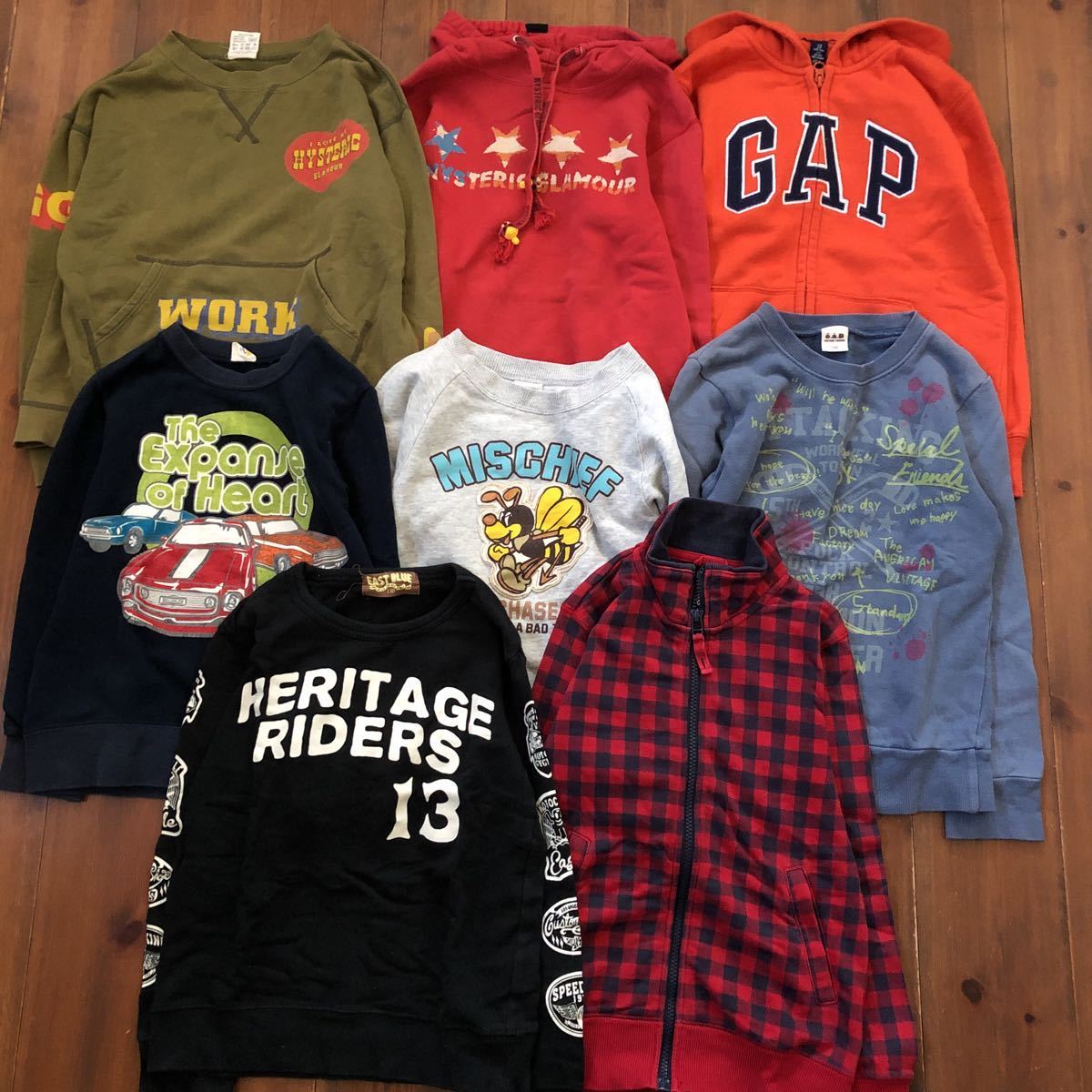 130cm男の子服まとめ売り パーカートレーナーヒスミニgapイーストブルー子供服 セット セット まとめ売り 売買されたオークション情報 Yahooの商品情報をアーカイブ公開 オークファン Aucfan Com