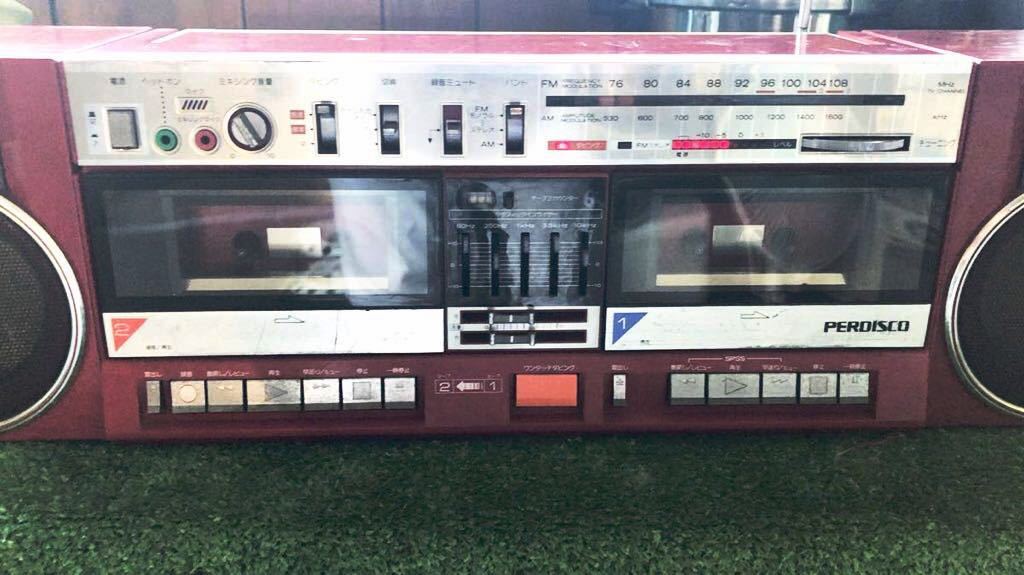 HITACHI PERDISCO TRK-W3 HITACHI ラジカセ PERDISCO TRK-W3日立 中古