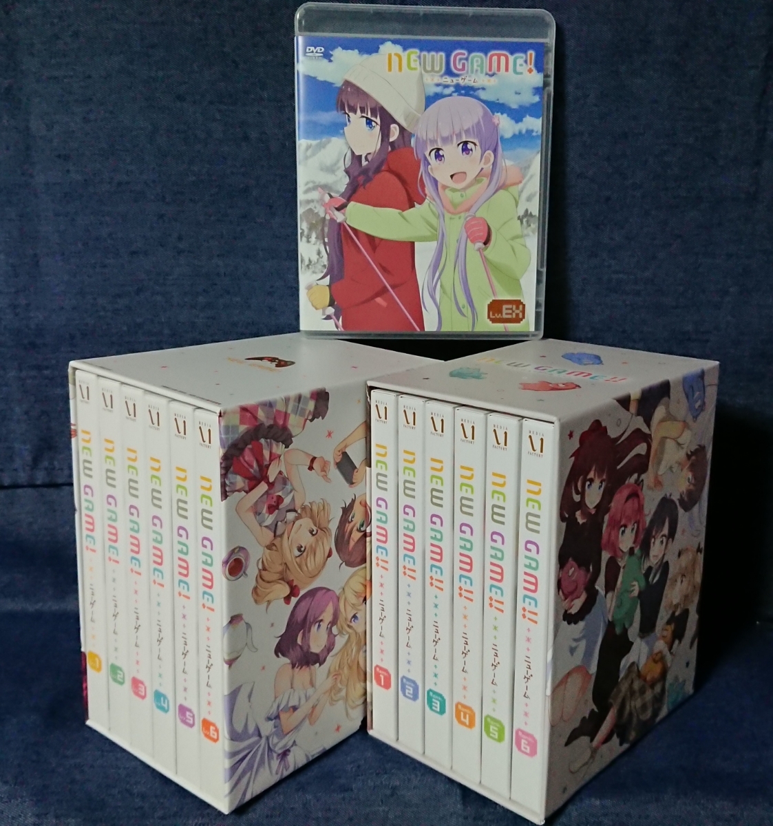 Blu Ray 1期 New Game 2期 New Game Box付き 全巻購入特典 Dvd Lv Ex 付き アニメ ブルーレイ ニューゲーム 日本 売買されたオークション情報 Yahooの商品情報をアーカイブ公開 オークファン Aucfan Com