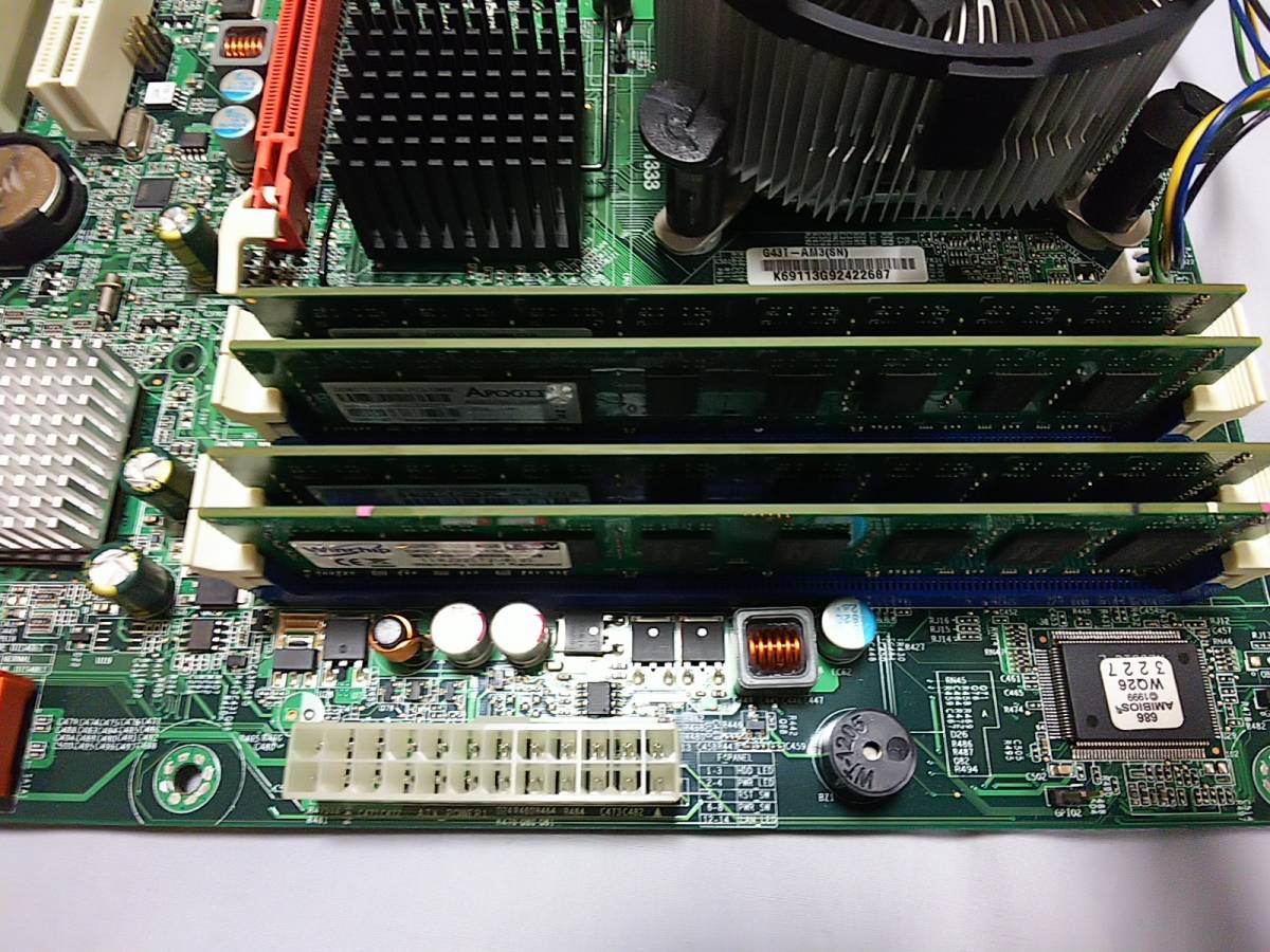 Acer G45T/G43T-AM3 v:1.0/Xeon3330 2.66G/LGA775/10Gメモリ　ジャンク _4