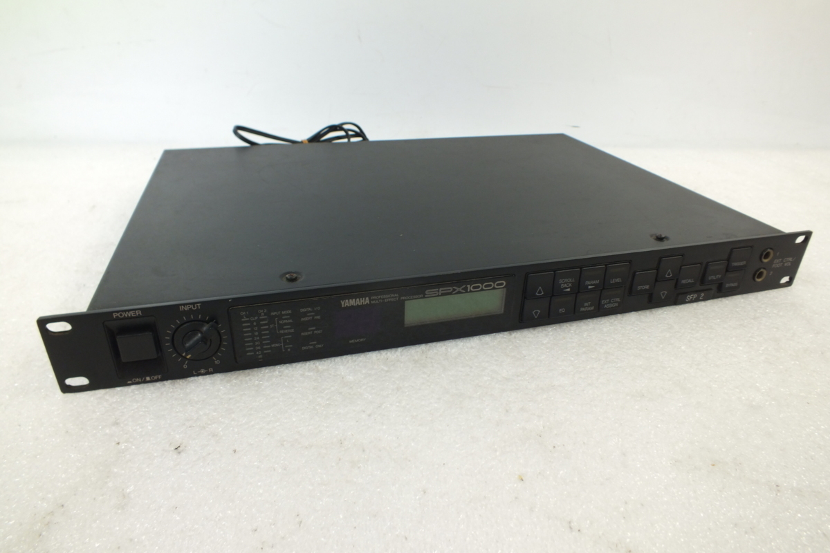 SPX1000 YAMAHA マルチエフェクトプロセッサー ⁄ （V1.1）中古⁄入出力