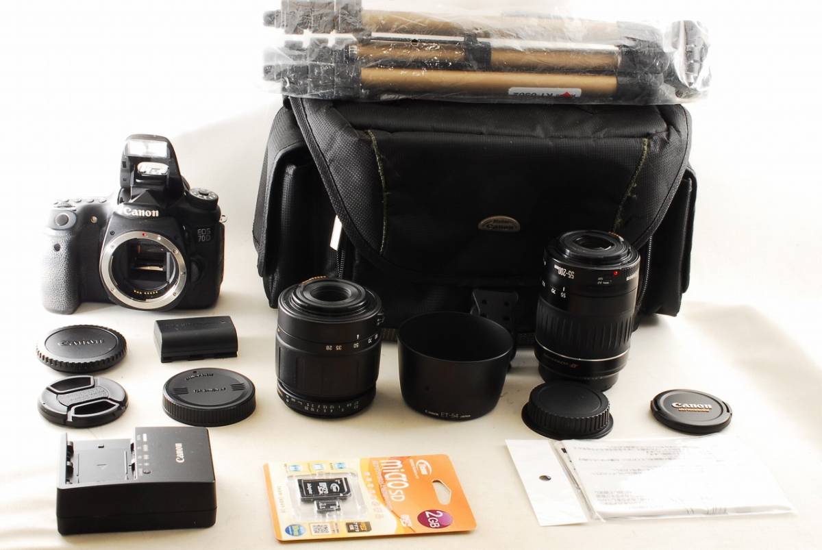 EOS 70D Canon 中古キヤノン ダブルズームキット 超望遠ダブルズーム 