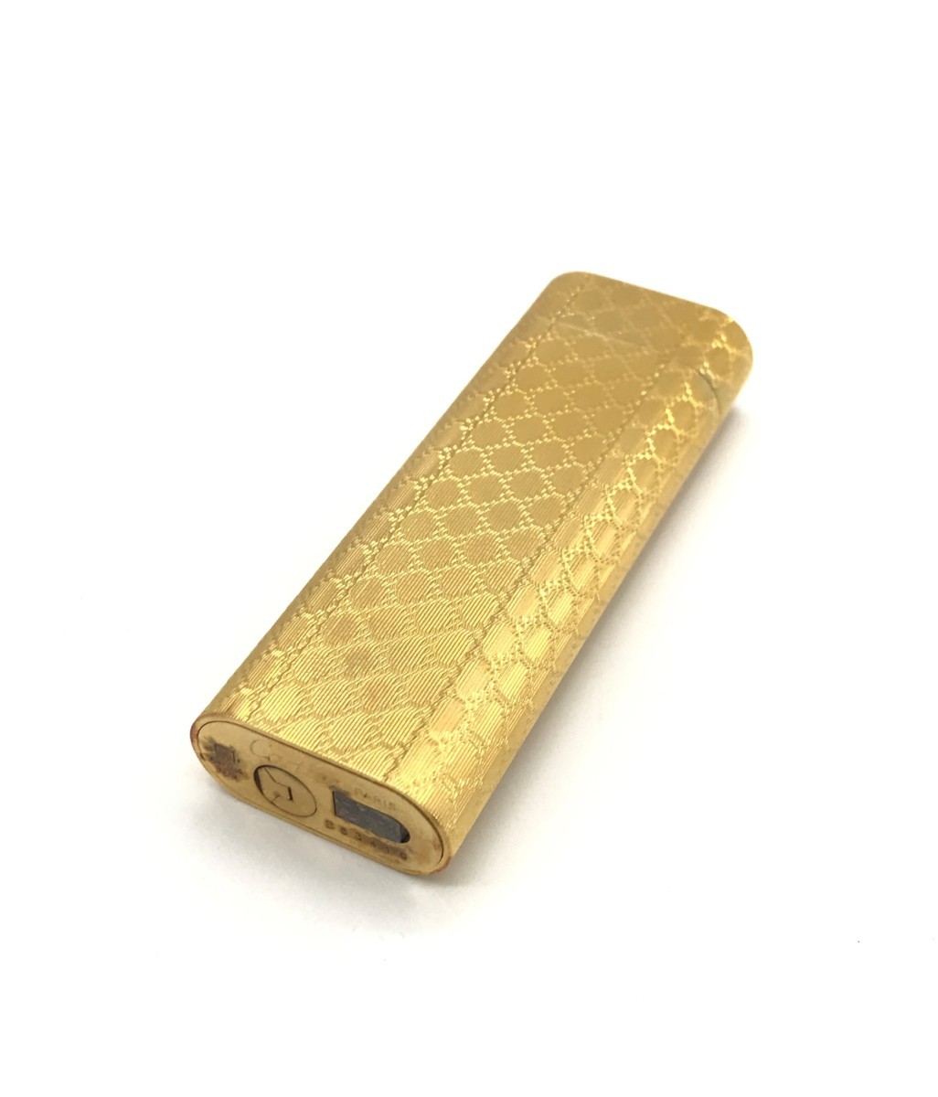 1円スタート Cartier カルティエ ライター ガスライター ゴールド 着火