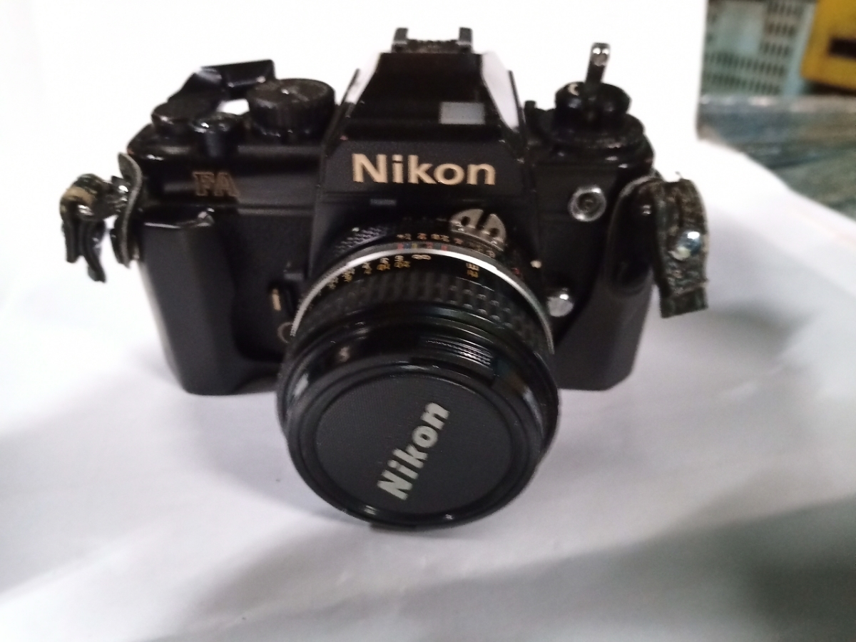 ニコン FA レンズつき ジャンク扱いで Nikon FA 一眼レフ ジャンク