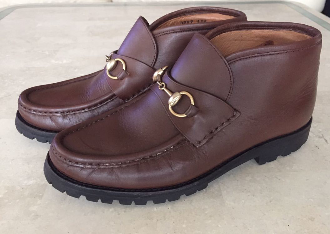 GUCCI ゴールドビットブーツ ブラウン系 7 D | MIKAS-HUNDEPHYSIO.DE