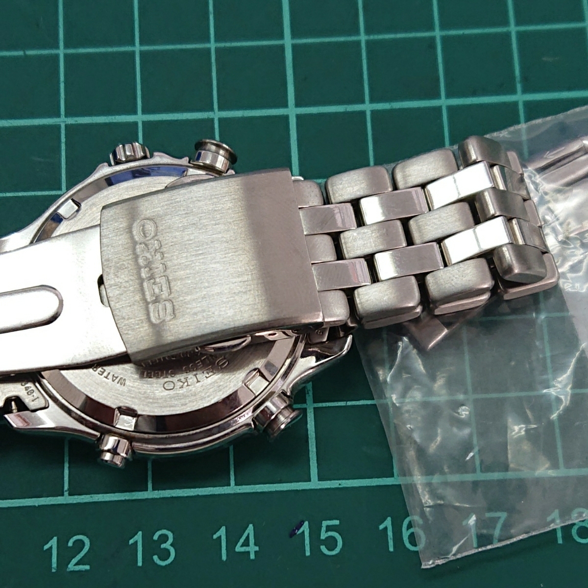 1000円 スタ－ト SEIKO ☆セイコースピードマスター☆美品 クロノ 