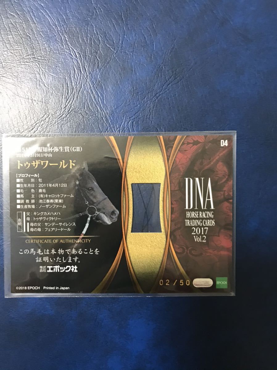 2017 Epoch ホースレーシング DNA カード マヤノトップガン 19/50 1