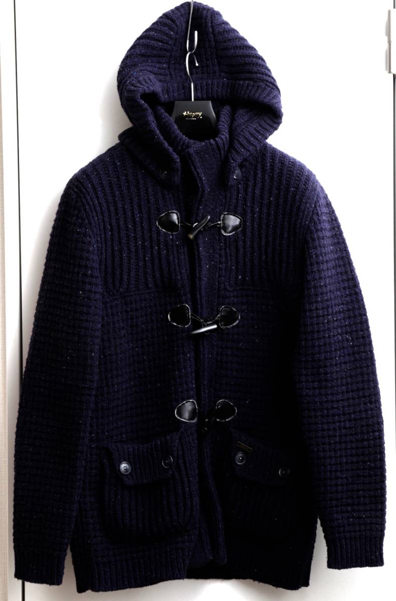 Bark ニットダッフルコート ブラック バーク ニットダッフルコート Bark BARK コラボ M ブラウン 02w21864 S