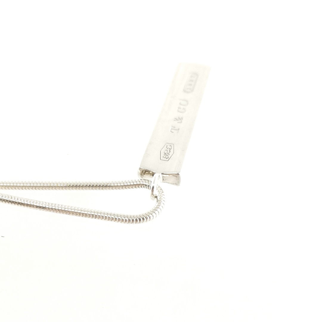 送料無料 ティファニー TIFFANY & CO. ネックレス ペンダント アクセサリー バー 1837 スターリングシルバー925 銀 シルバー系 レディース