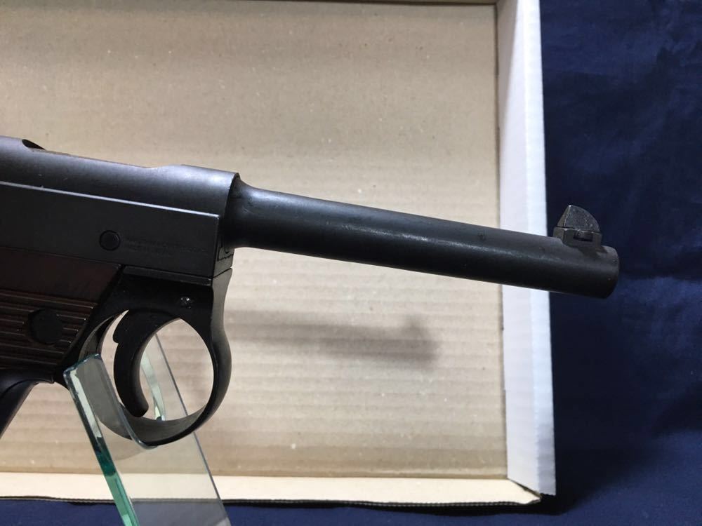 マルシン 南部十四年式拳銃 前期型 ガスブローバック ブラック 傷