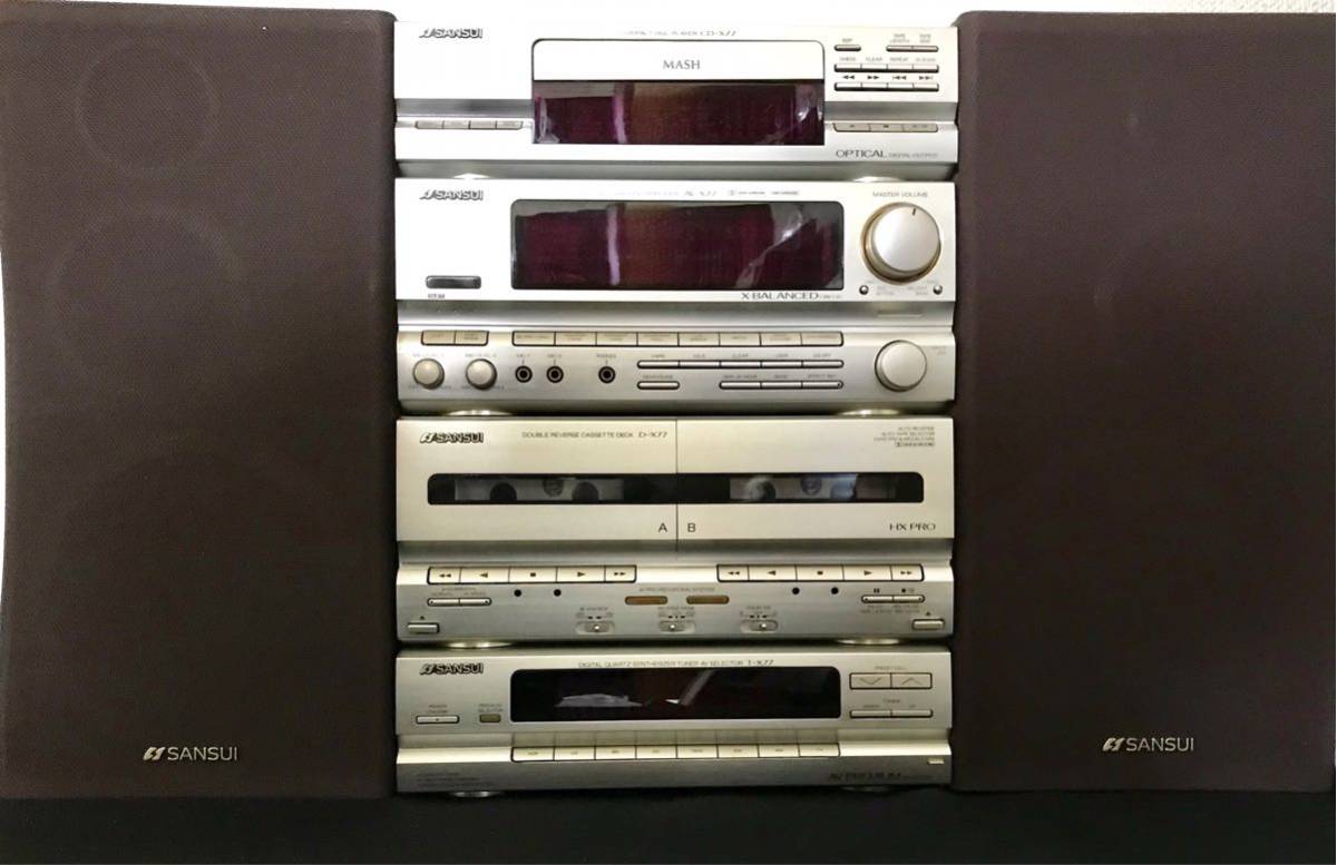 SANSUI_ミニコンポ_MC-X77 システムコンポ MC-X77 SANSUI⁄サンスイ