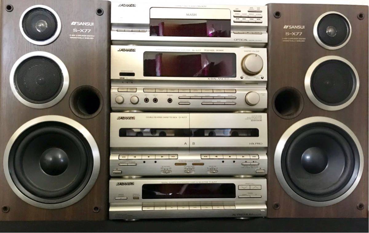 SANSUI_ミニコンポ_MC-X77 システムコンポ MC-X77 SANSUI⁄サンスイ