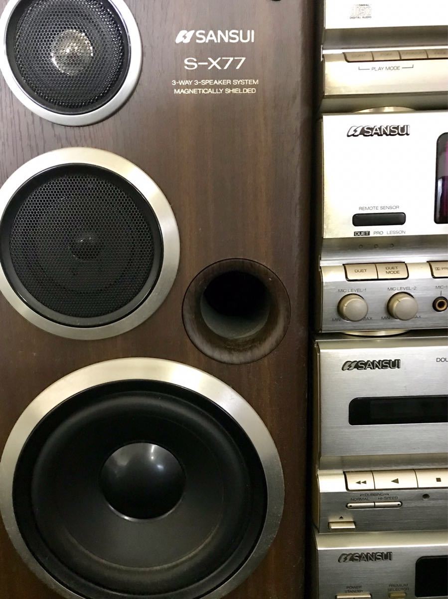 SANSUI_ミニコンポ_MC-X77 システムコンポ MC-X77 SANSUI⁄サンスイ