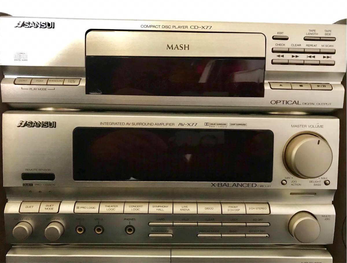 SANSUI_ミニコンポ_MC-X77 システムコンポ MC-X77 SANSUI⁄サンスイ