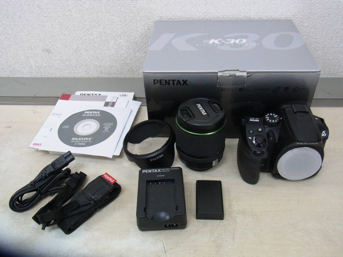 □PENTAX□デジタル一眼□K-30 18-135mmズームキット-BK□中古□ ☆即決☆