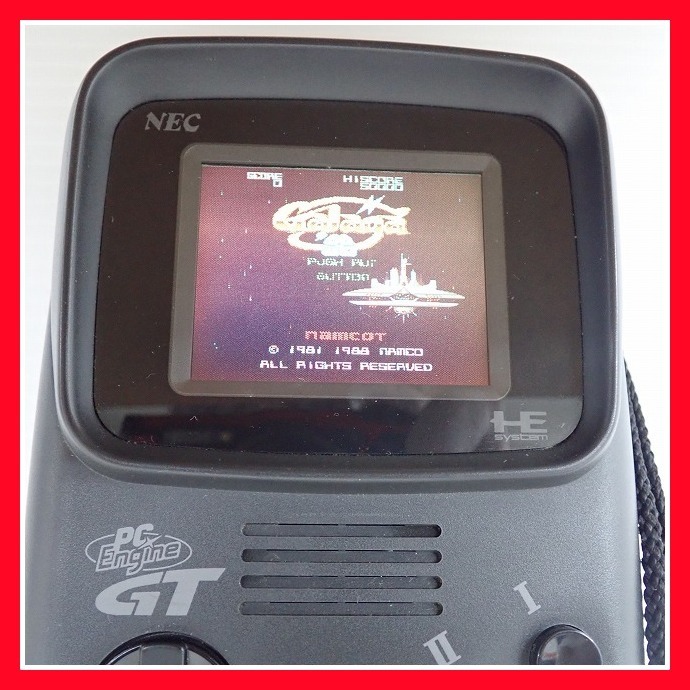修理済 PCE GT PCエンジン ジーティー 本体 PI-TG6+Huカード 5枚まとめてセット NEC 日本電気【KP