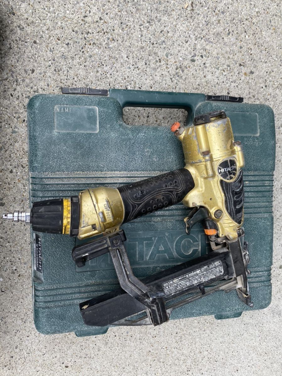 日立　HITACHI 高圧フロアタッカ　N 5004HMF フロアタッカー 高圧フロアタッカ N5004HMF ☆ハイコーキ(HIKOKI （エアダスタ付） 25~50mm ウエダ金物公式サイト