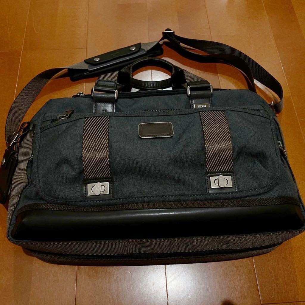メンズ 【極美品】TUMI ALPHA BRAVO ビジネスバッグ 2way グレー