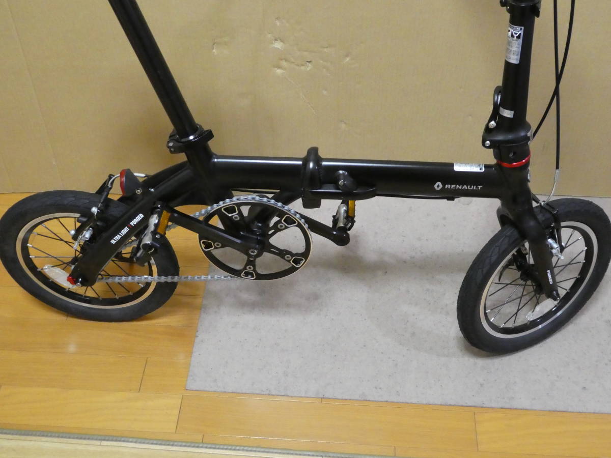 ルノー(RENAULT) 軽量・コンパクト 7.4kg 14インチ 折りたたみ自転車 