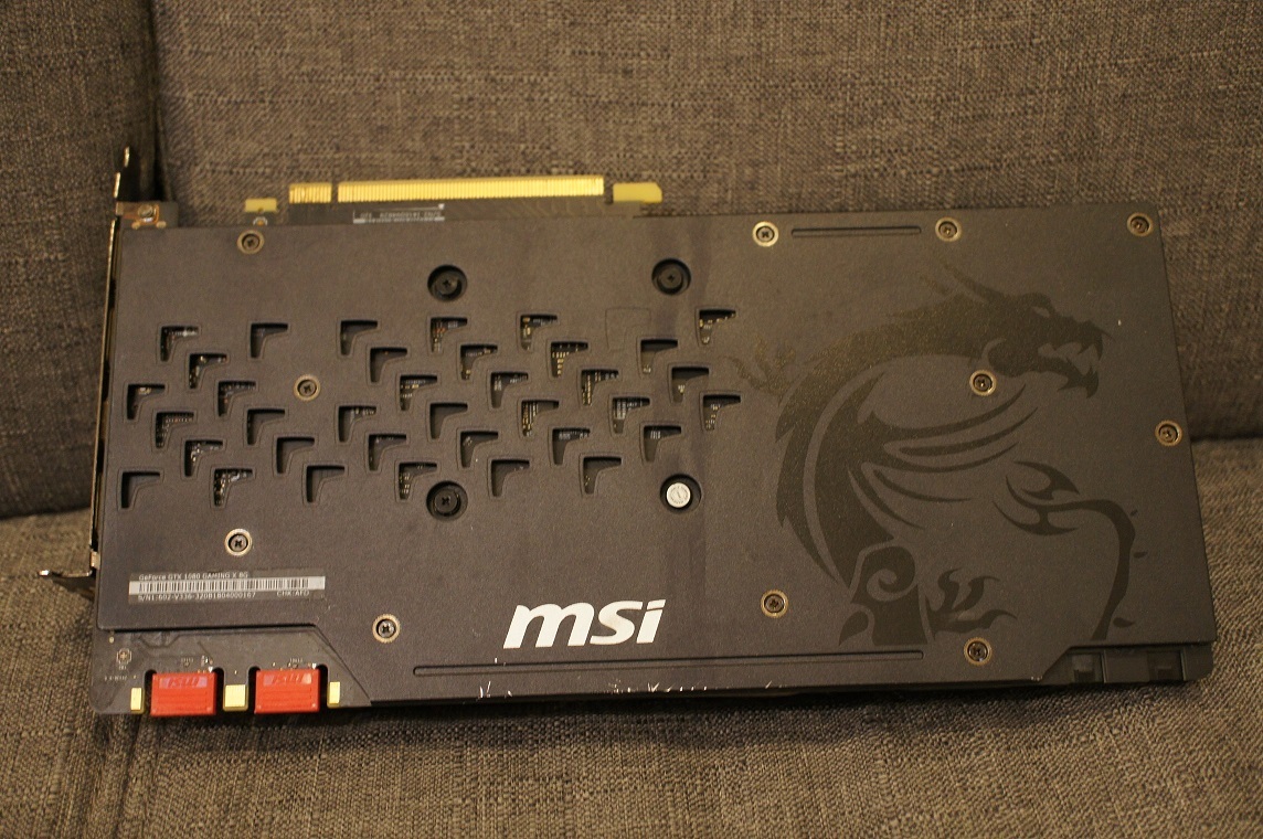 ジャンク】MSI GeForce GTX 1080 GAMING X 8G MSI GTX1080 GAMING X 8G