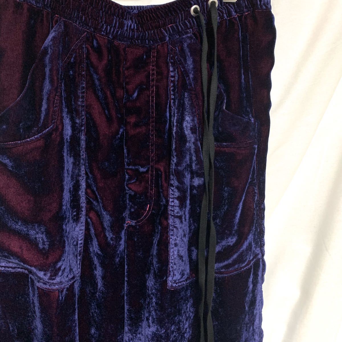 美品 定価74800円 BED j.w.FORD 19AW-B-PT05 Velvet Deck trousers 