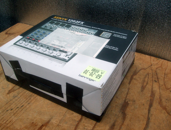 BEHRINGER XENYX1002 アダプター ミキサー 元箱 中古 ミキサー ホビー
