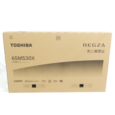 東芝 TOSHIBA 65M530X 65型 REGZA テレビ 未使用 楽直 Y4536505 液晶