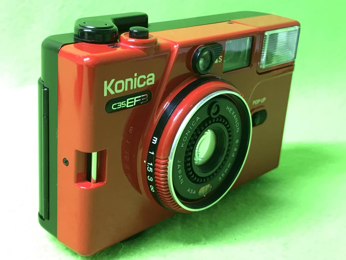1908115】Konica コニカ Konica C35EF3 35mm F2.8 ジャンク品 Konica