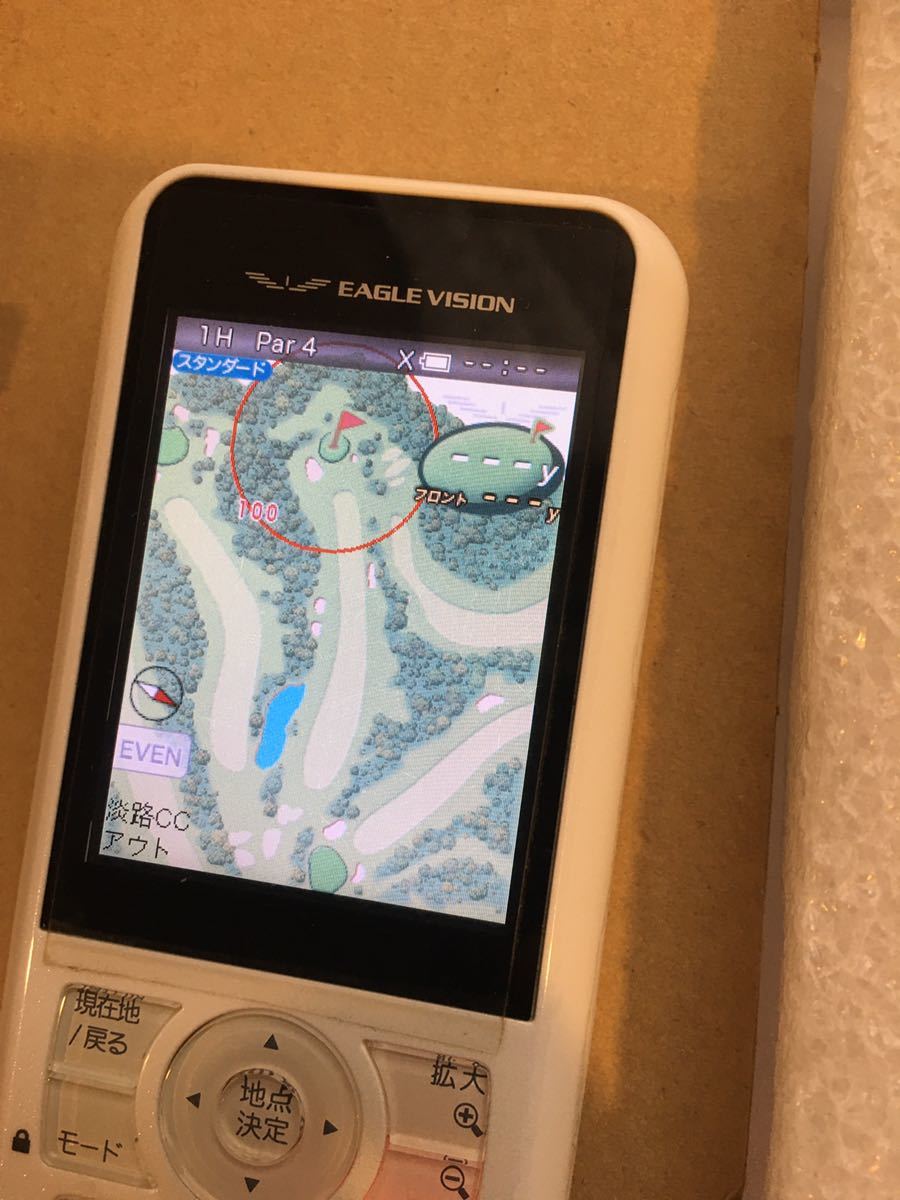 EAGLE VISION EV-027CL GPSゴルフナビ 美品 付属品完備 公式オンライン