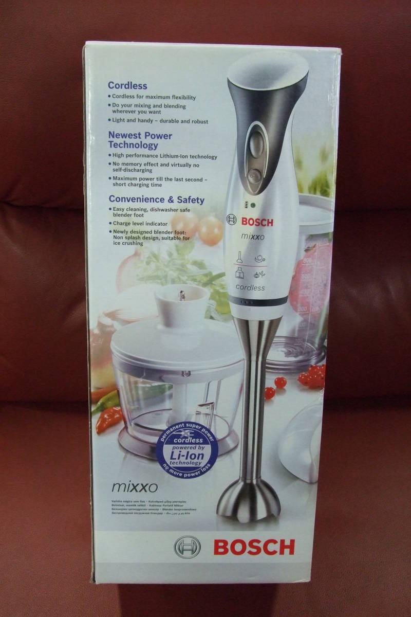 ボッシュ コードレス ハンディブレンダー mixxo(ハンドミキサー)｜売買されたオークション情報、yahooの商品情報をアーカイブ公開